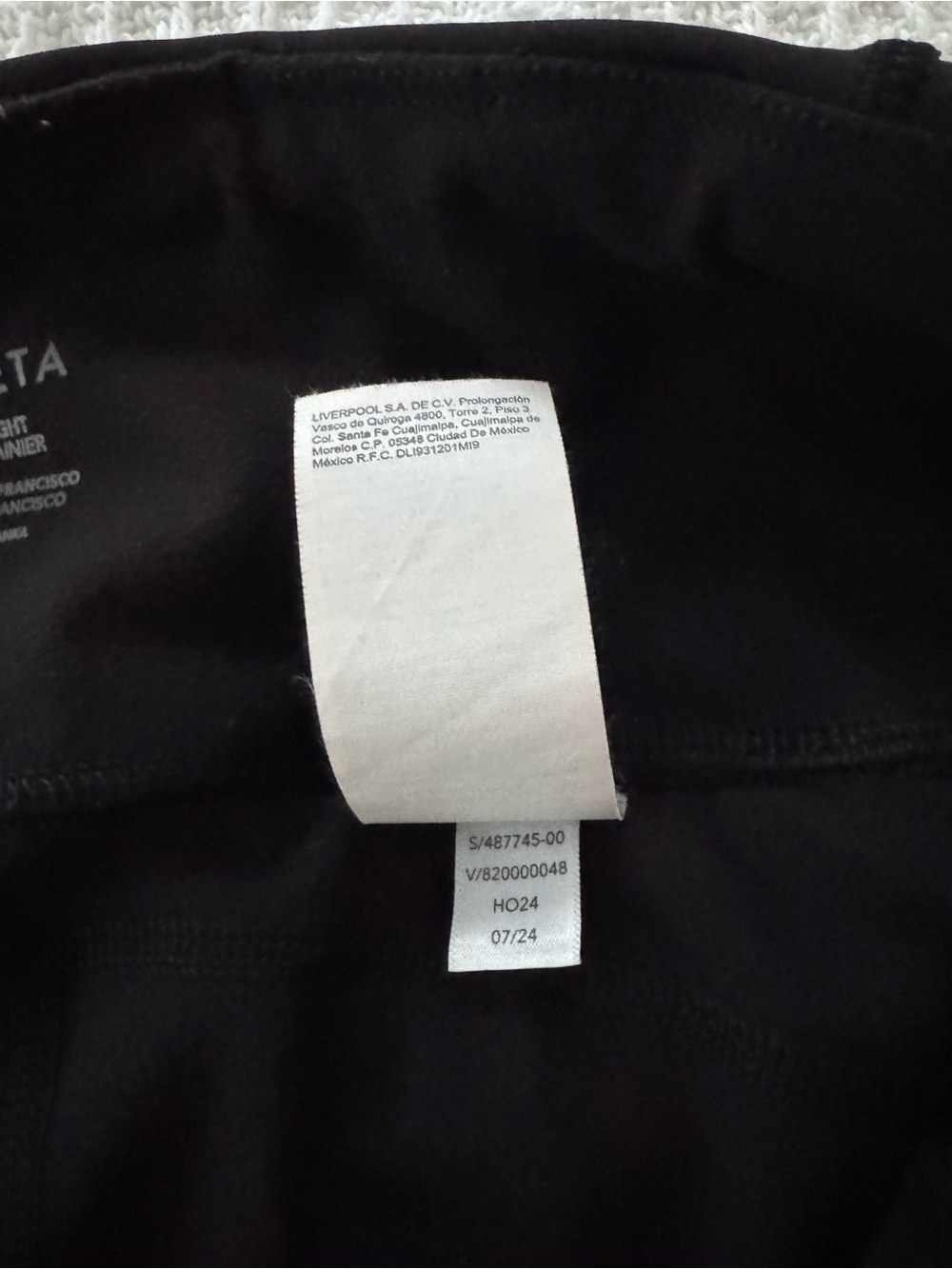 Athleta Black High-Rise Performance Leggings - Picture 3 of 5